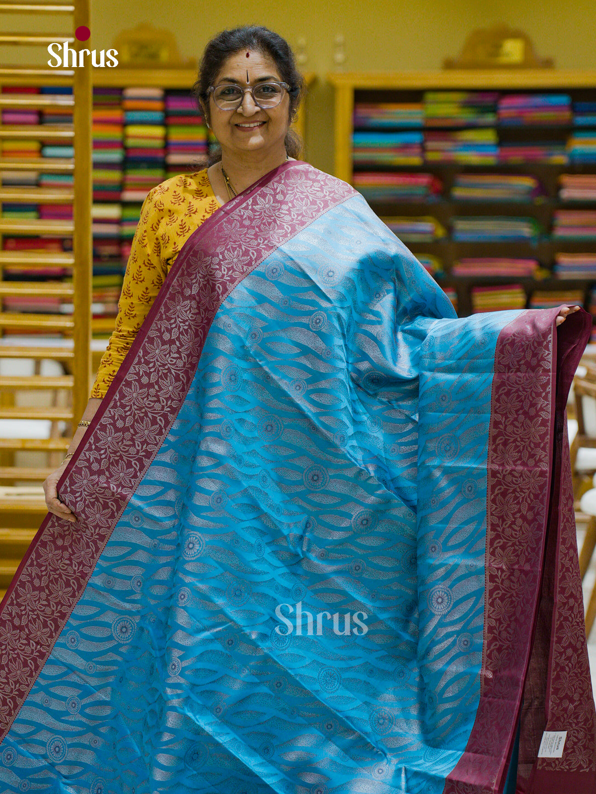Kanchipuram silk Saree - EFS12272 - Shop on Shrus.com