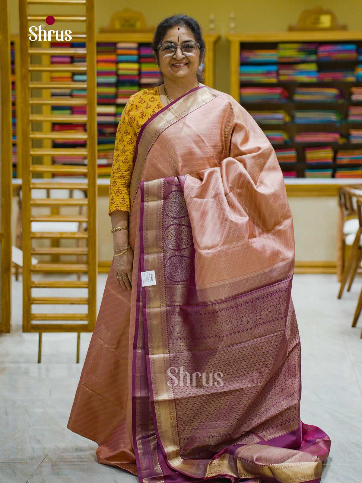 Kanchipuram silk Saree - EFS12277 - Shop on Shrus.com