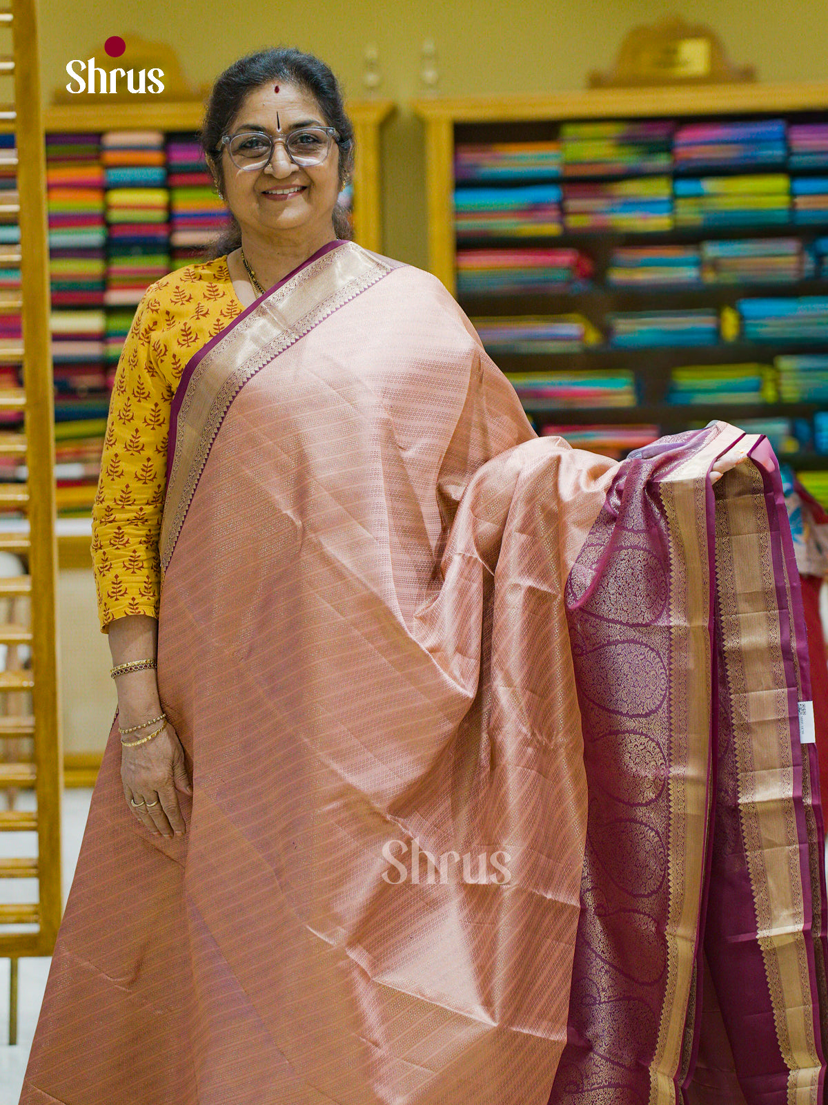 Kanchipuram silk Saree - EFS12277 - Shop on Shrus.com