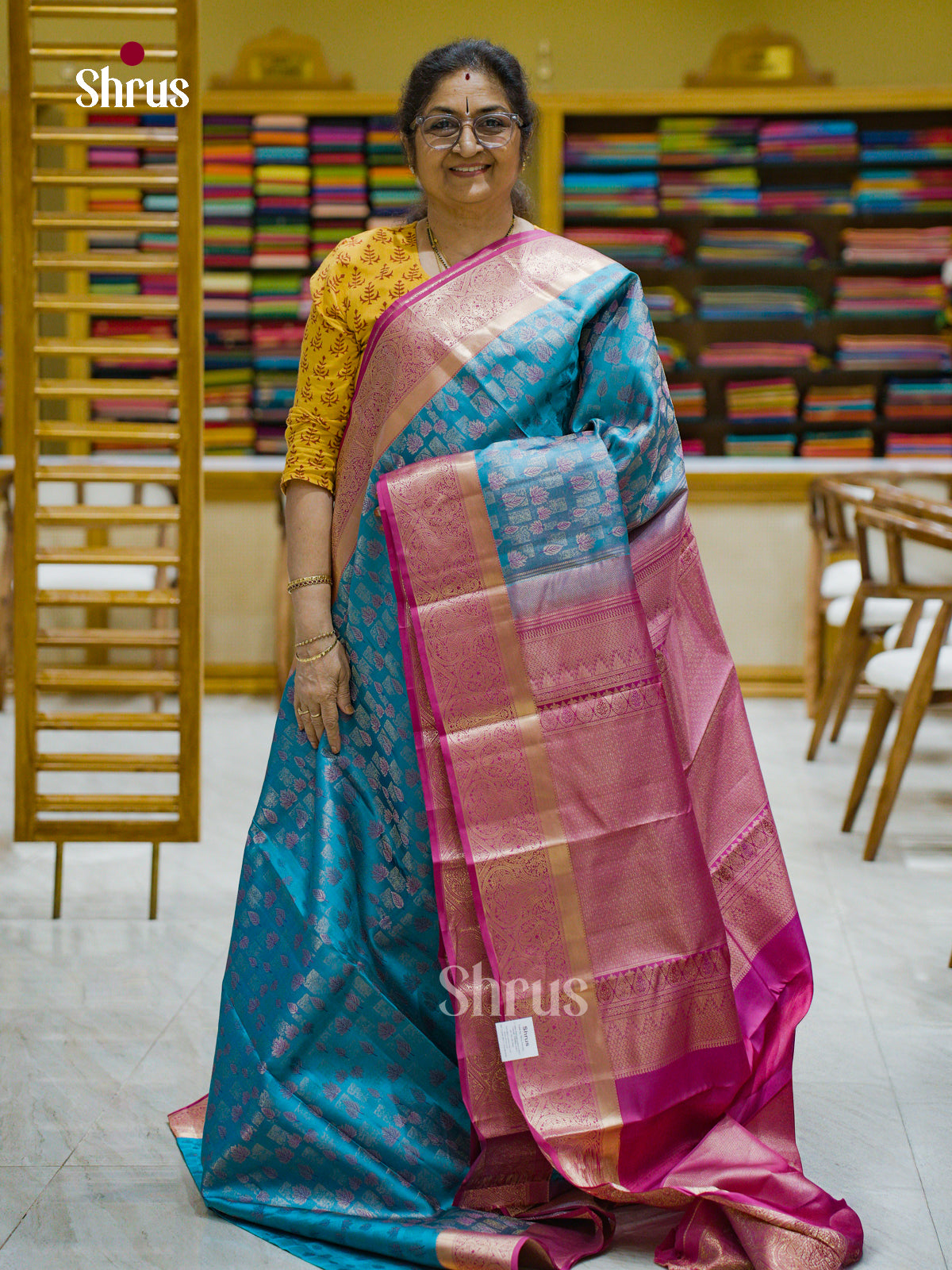 Kanchipuram silk Saree - EFS12280 - Shop on Shrus.com