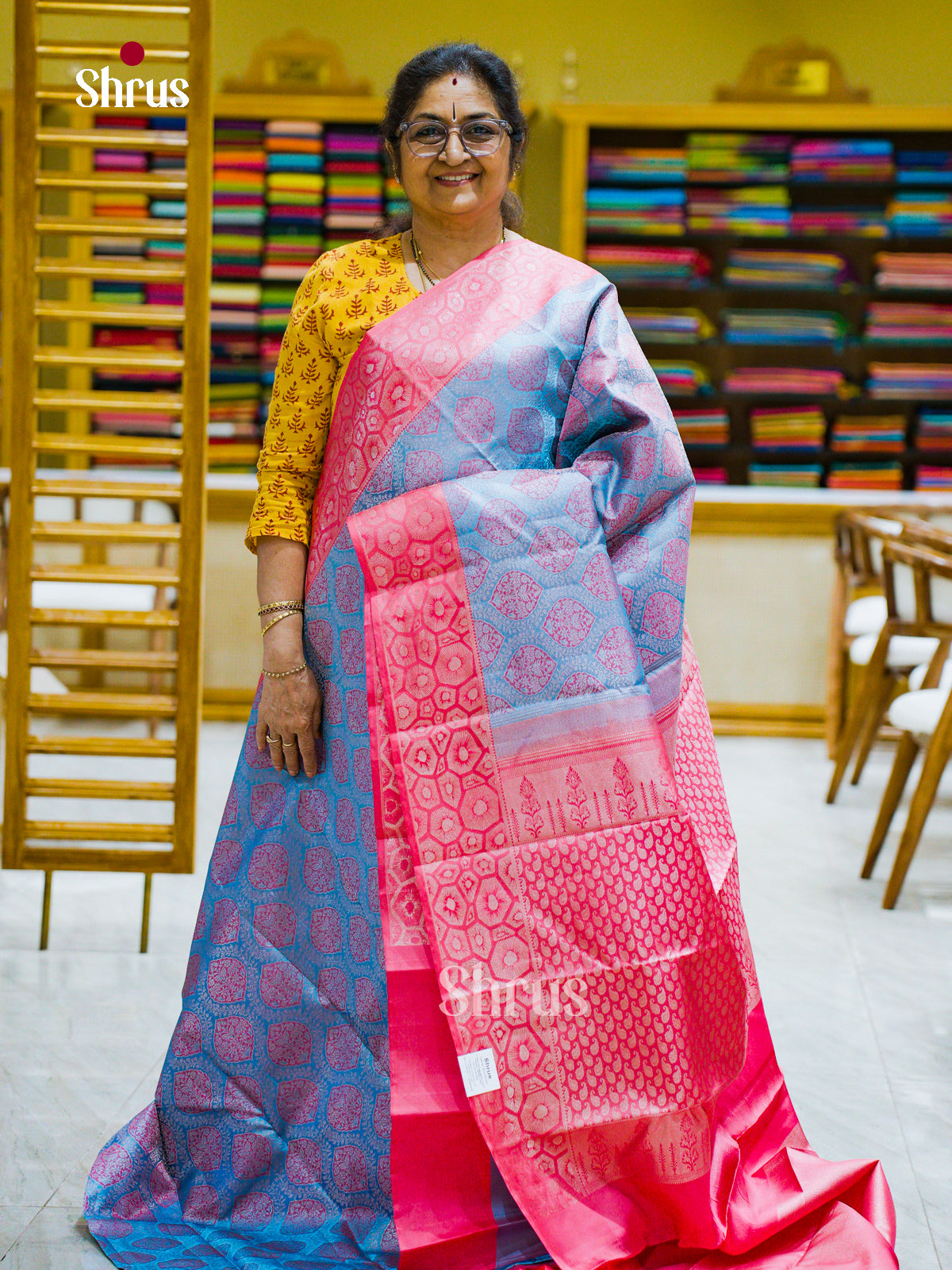 Kanchipuram silk Saree - EFS12287 - Shop on Shrus.com