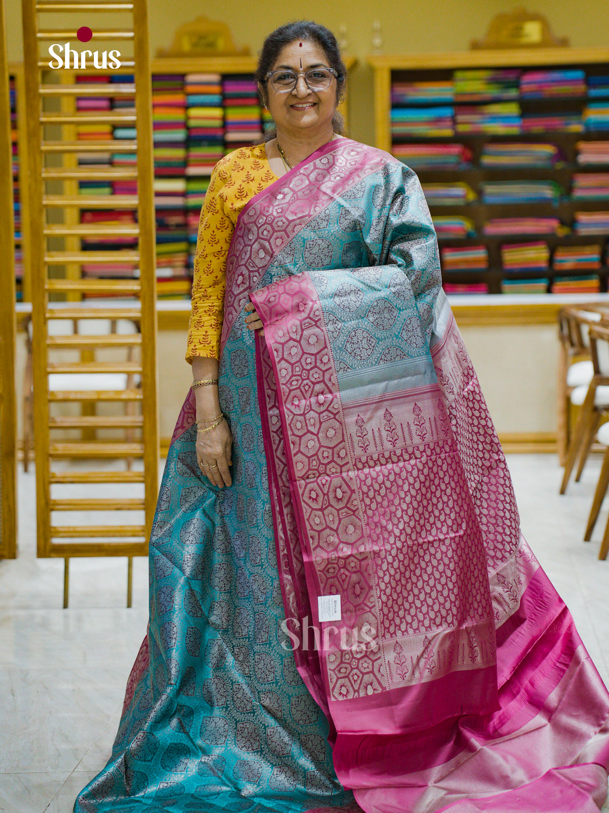 Kanchipuram silk Saree - EFS12289 - Shop on Shrus.com