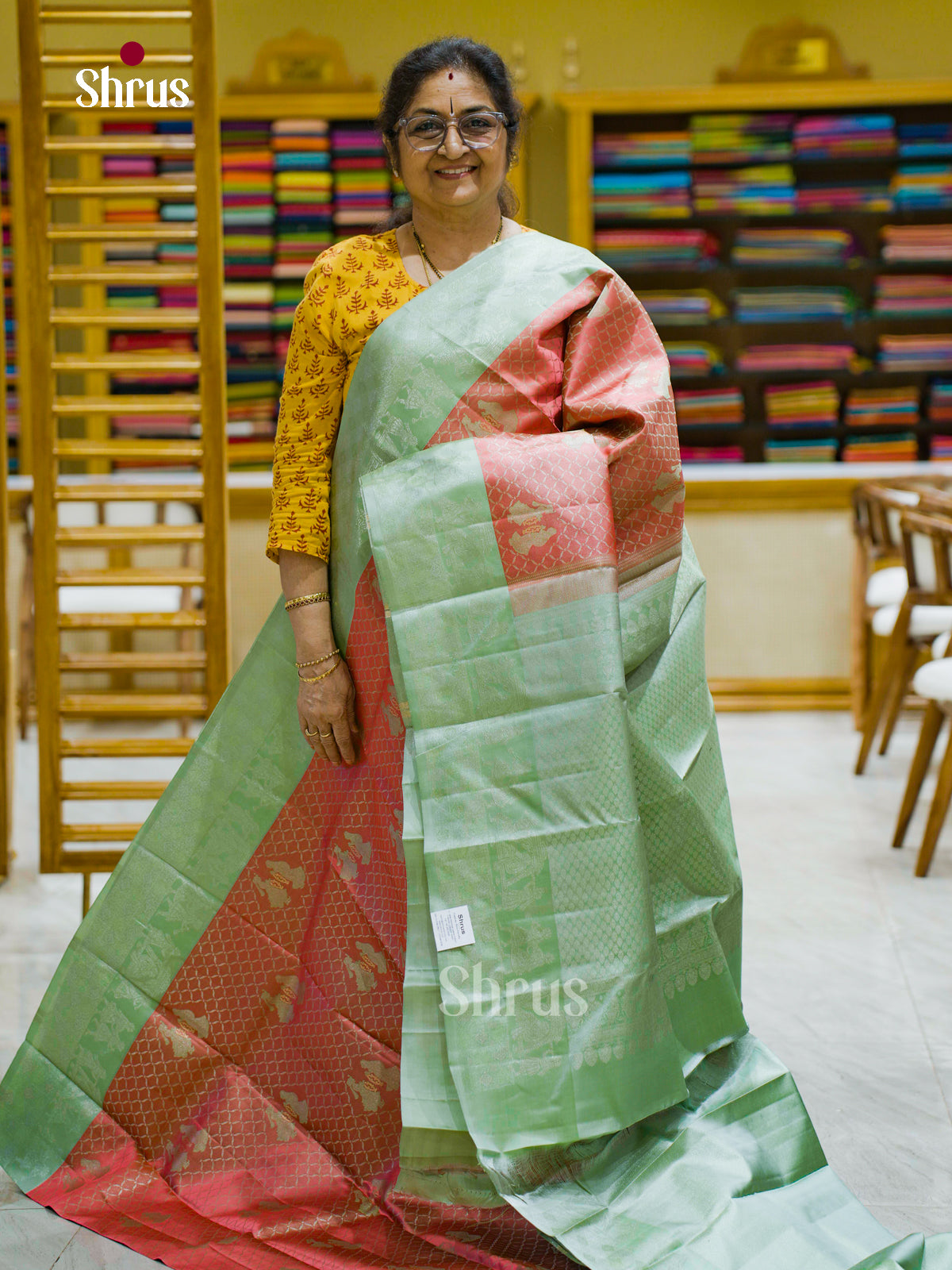 Kanchipuram silk Saree - EFS12290 - Shop on Shrus.com