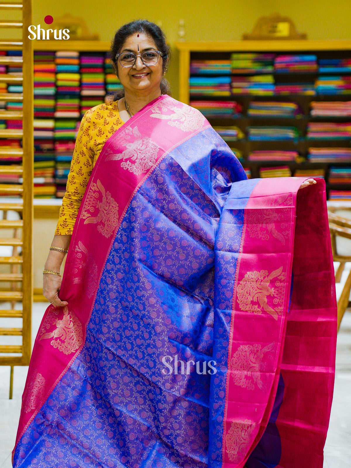 Kanchipuram silk Saree - EFS12293 - Shop on Shrus.com