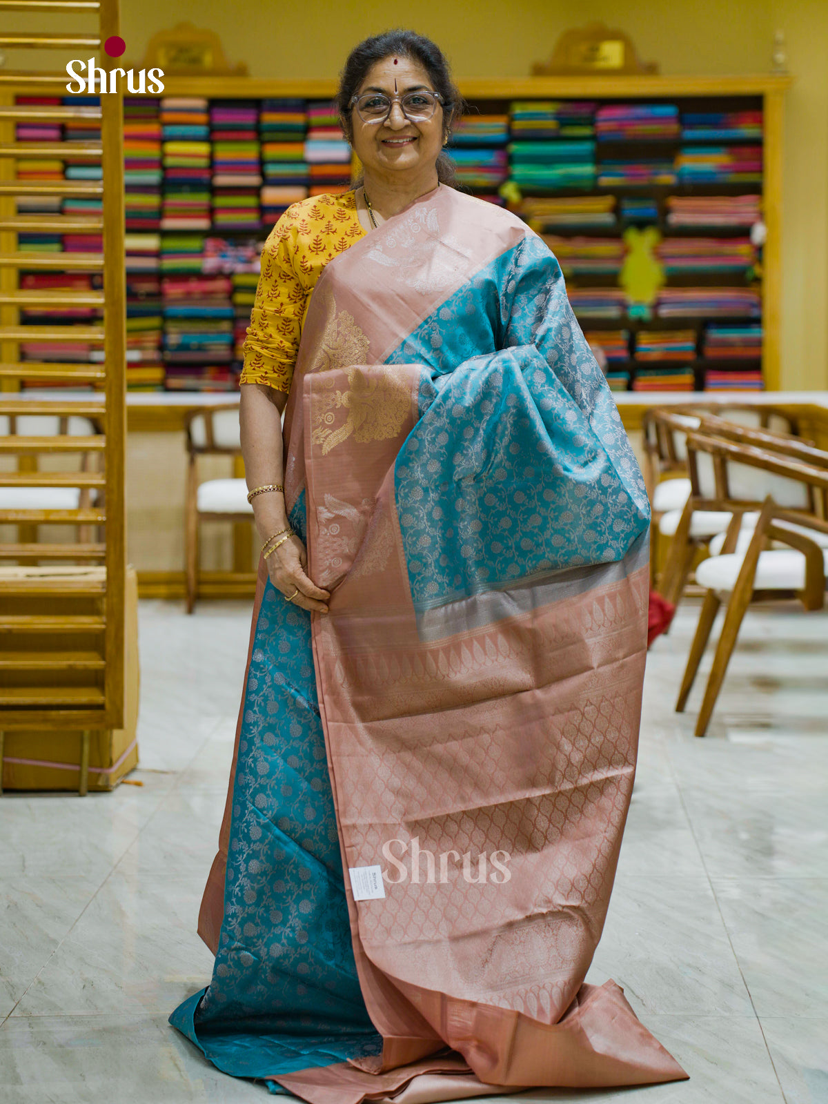 Kanchipuram silk Saree - EFS12295 - Shop on Shrus.com