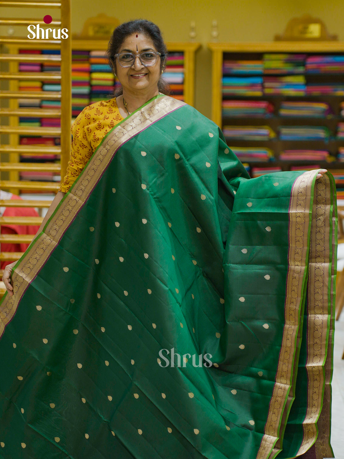 Kanchipuram silk Saree - EFS12300 - Shop on Shrus.com