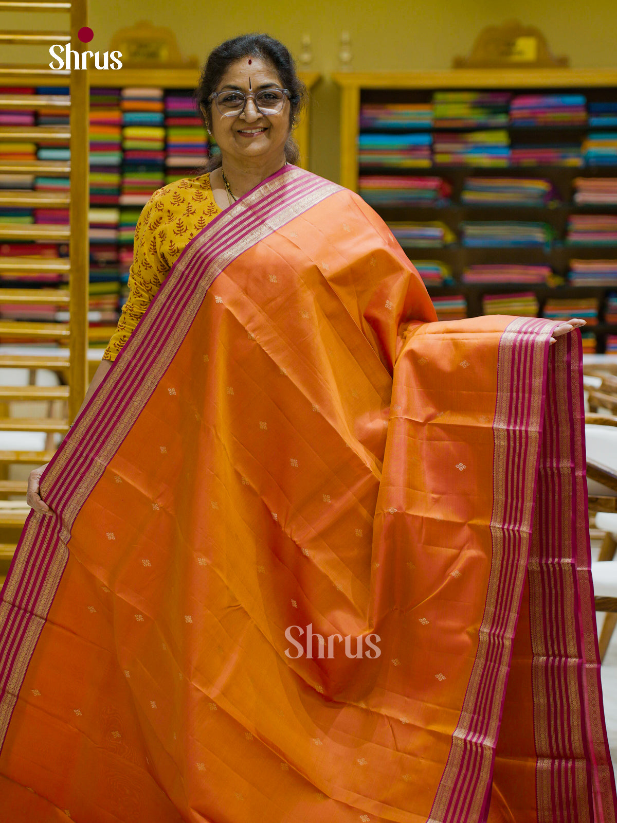 Kanchipuram silk Saree - EFS12301 - Shop on Shrus.com