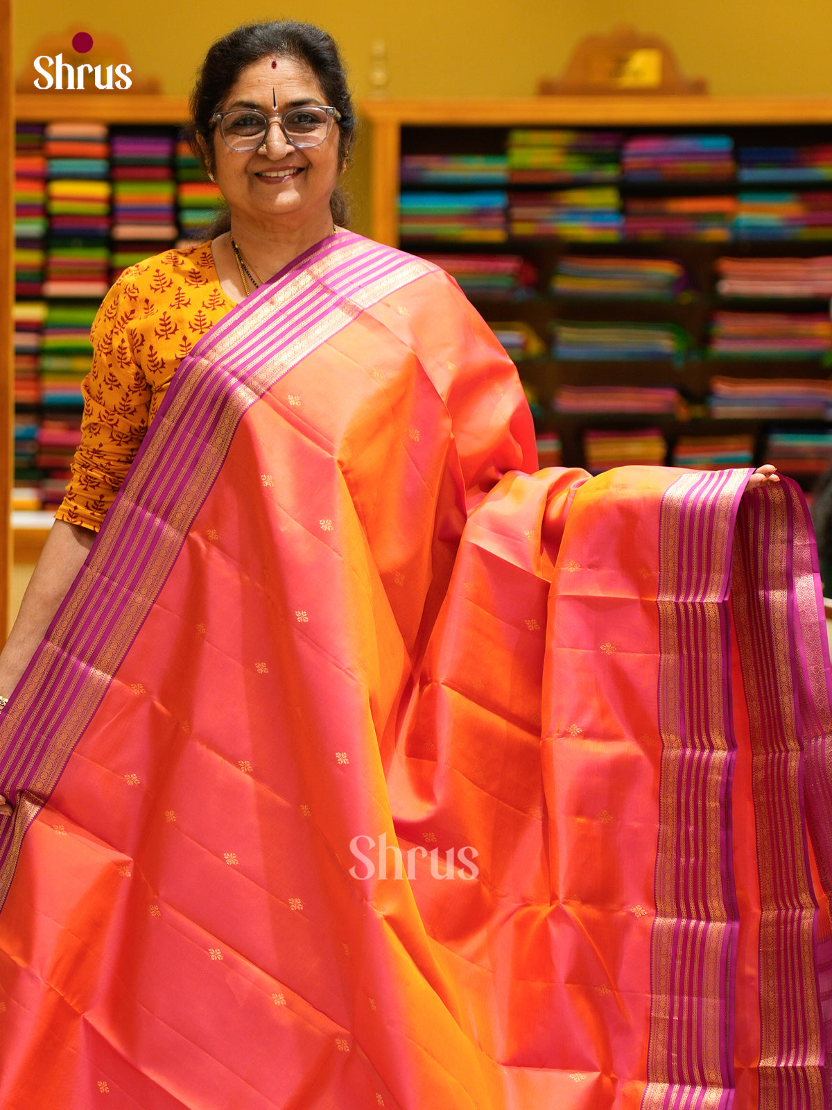 Kanchipuram silk Saree - EFS12302 - Shop on Shrus.com