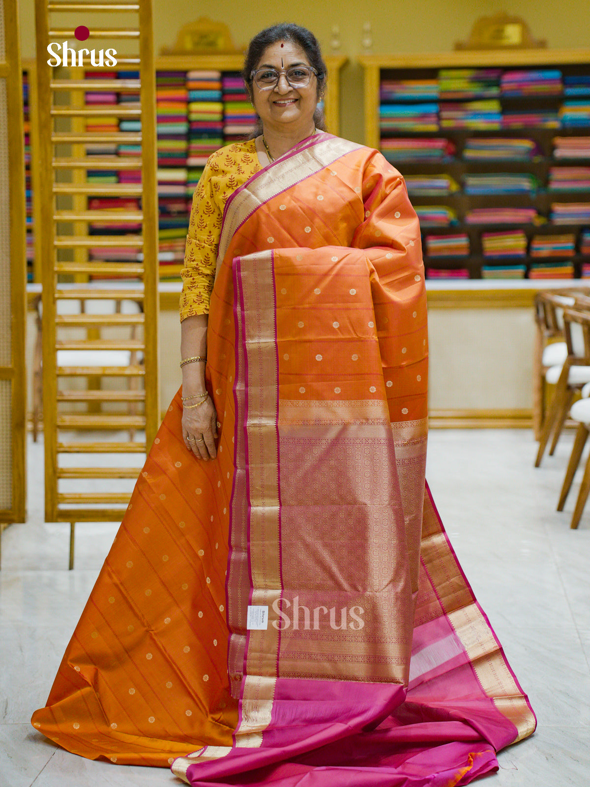 Kanchipuram silk Saree - EFS12306 - Shop on Shrus.com