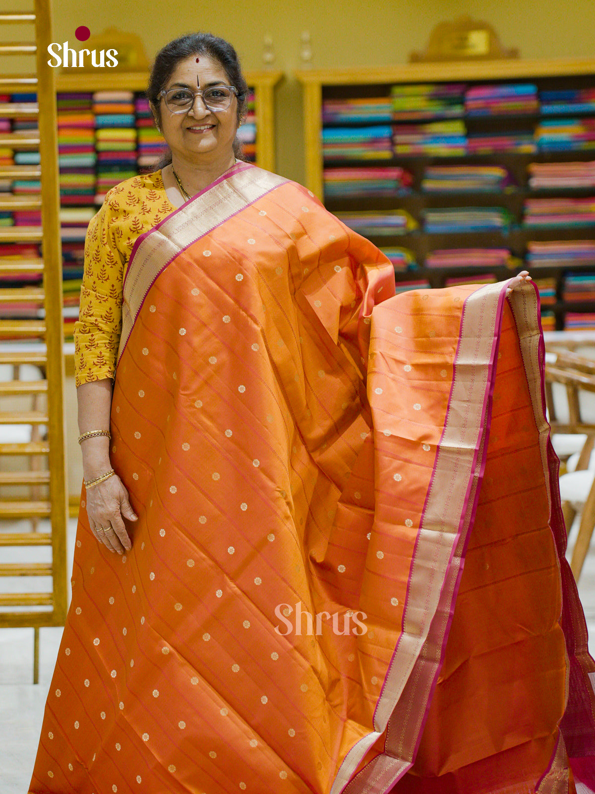 Kanchipuram silk Saree - EFS12306 - Shop on Shrus.com