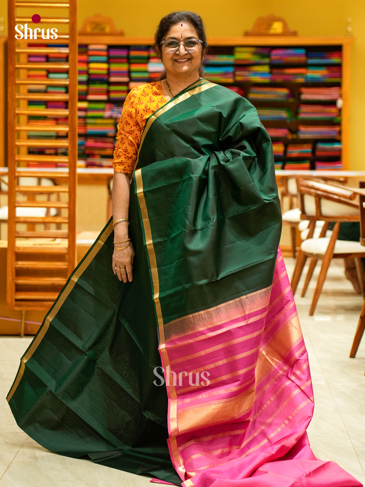 Kanchipuram silk Saree - EFS12310 - Shop on Shrus.com