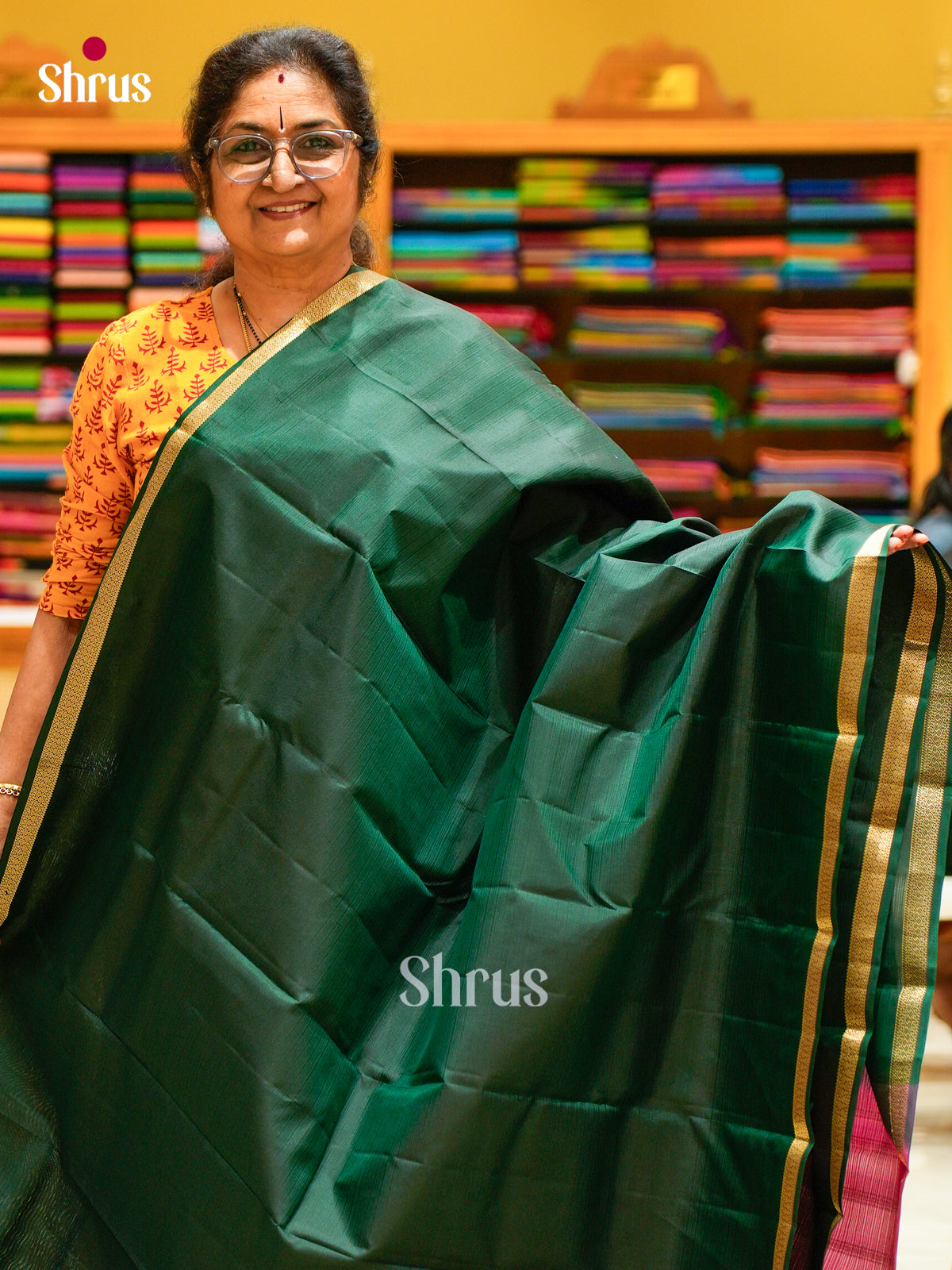 Kanchipuram silk Saree - EFS12310 - Shop on Shrus.com
