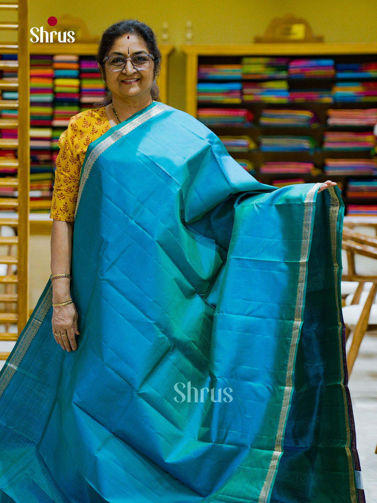 Kanchipuram silk Saree - EFS12315 - Shop on Shrus.com