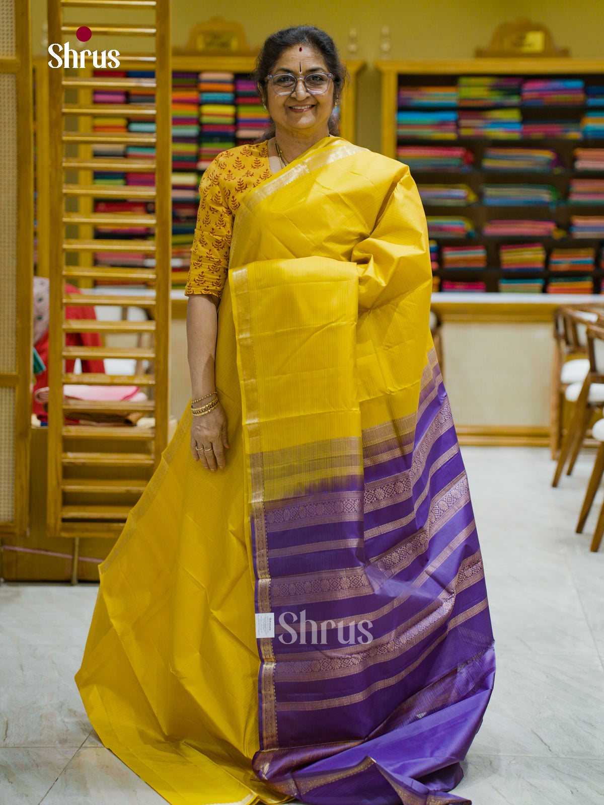 Kanchipuram silk Saree - EFS12318 - Shop on Shrus.com