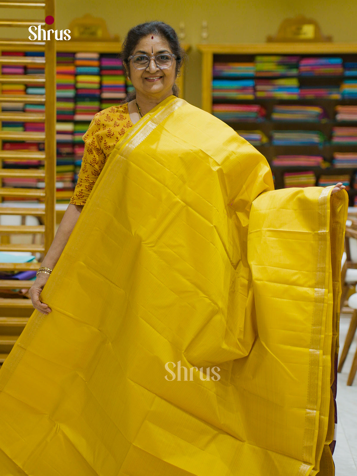 Kanchipuram silk Saree - EFS12318 - Shop on Shrus.com
