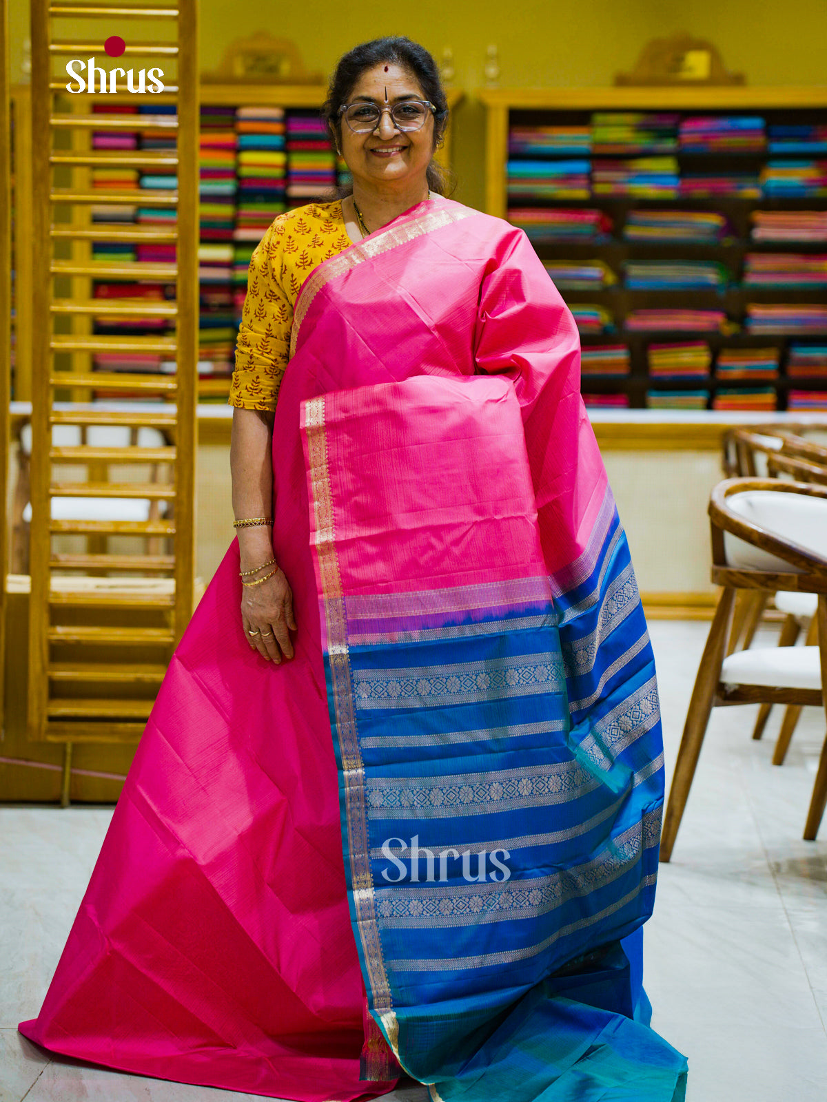 Kanchipuram silk Saree - EFS12319 - Shop on Shrus.com