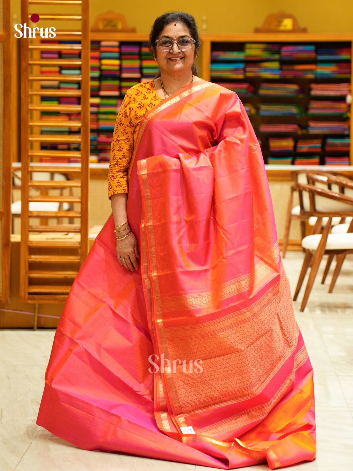 Kanchipuram silk Saree - EFS12320 - Shop on Shrus.com