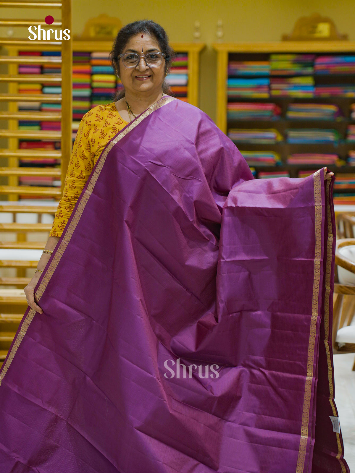 Kanchipuram silk Saree - EFS12322 - Shop on Shrus.com