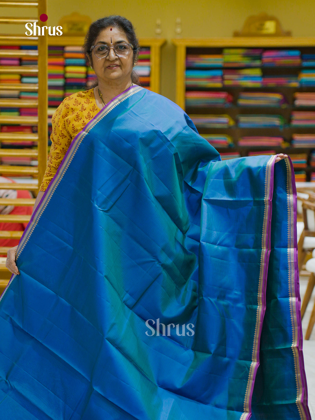 Kanchipuram silk Saree - EFS12324 - Shop on Shrus.com