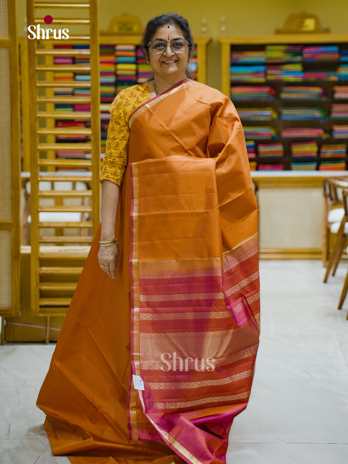 Kanchipuram silk Saree - EFS12325 - Shop on Shrus.com