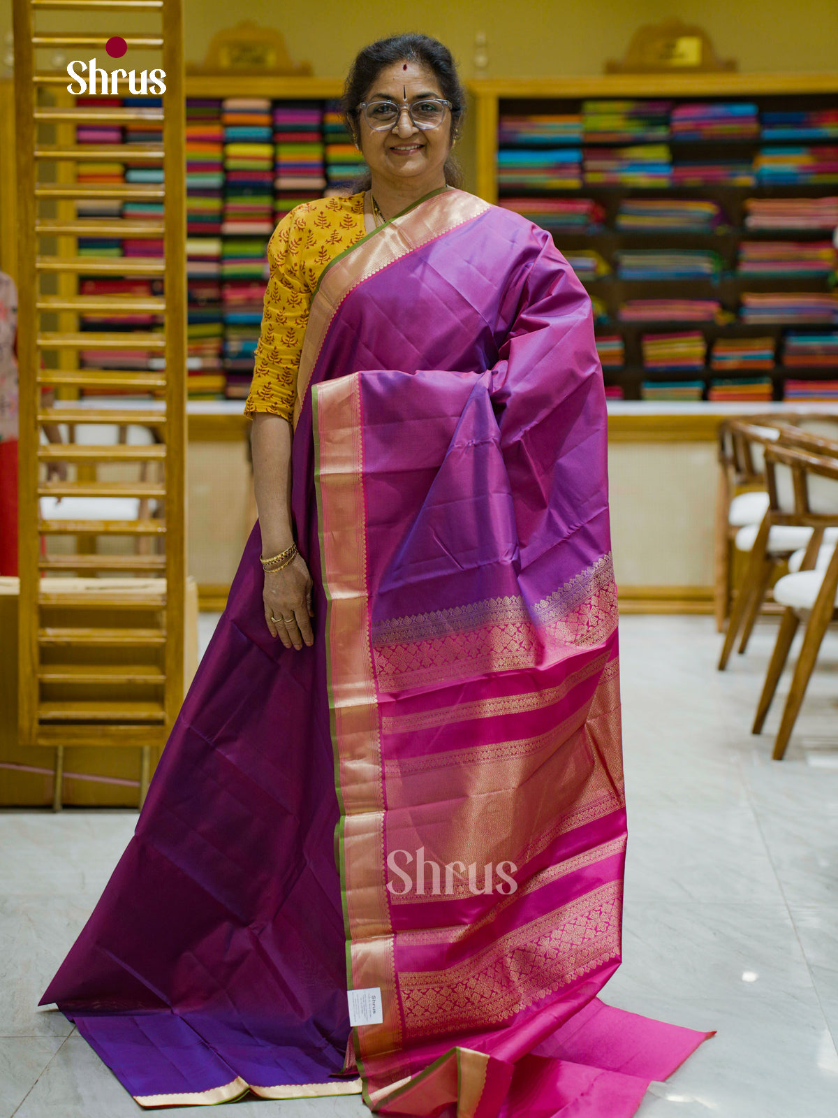 Kanchipuram silk Saree - EFS12331 - Shop on Shrus.com