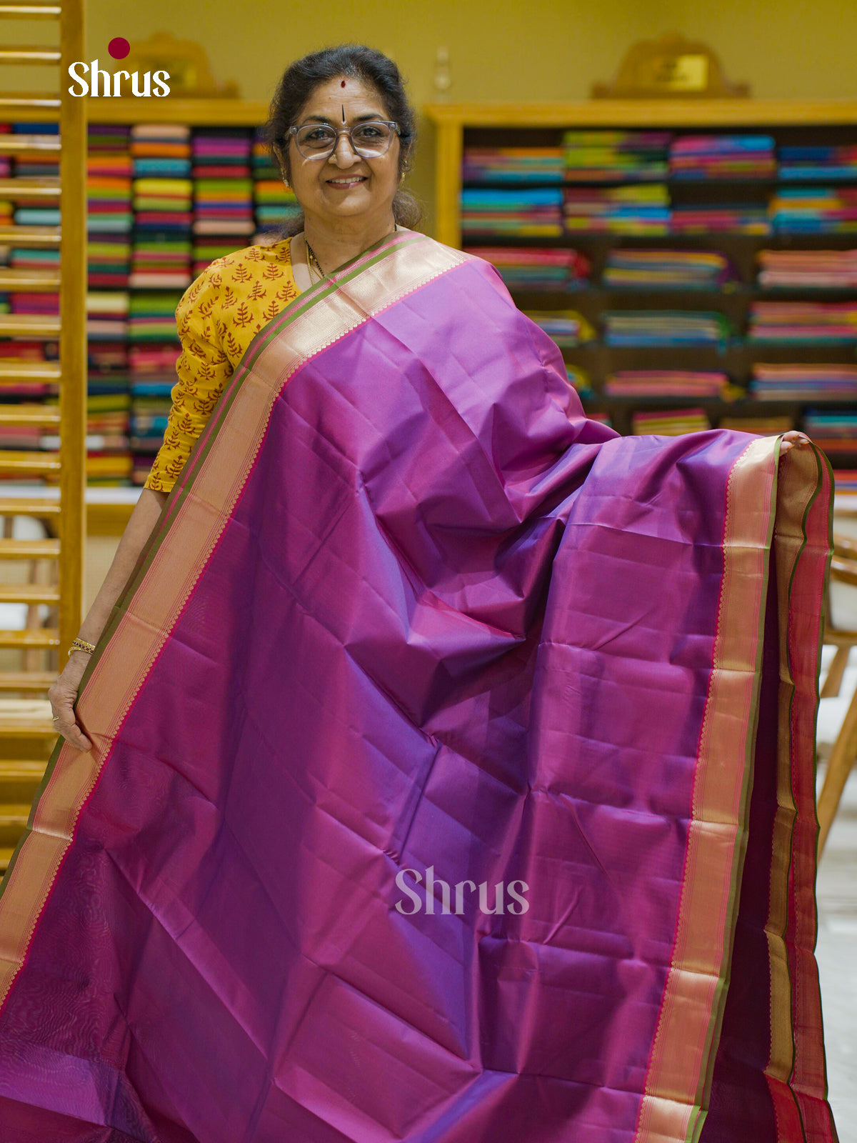 Kanchipuram silk Saree - EFS12331 - Shop on Shrus.com