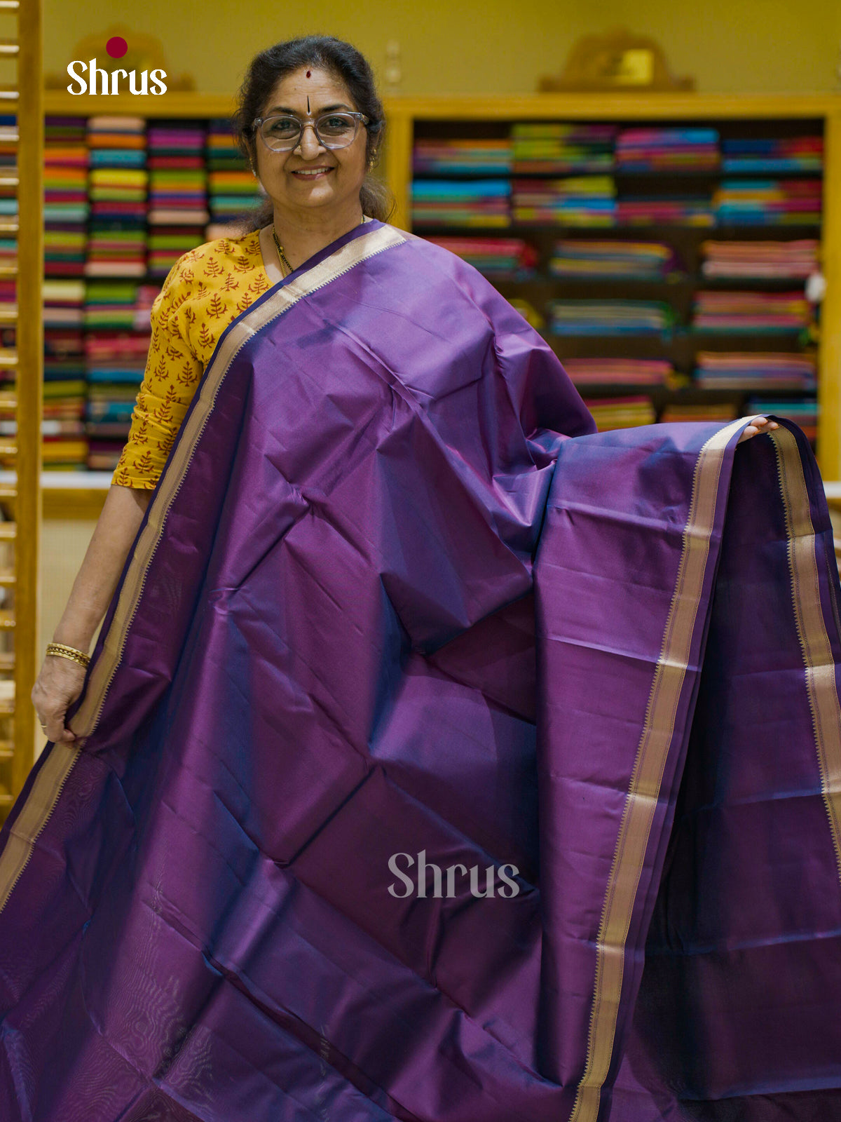 Kanchipuram silk Saree - EFS12339 - Shop on Shrus.com