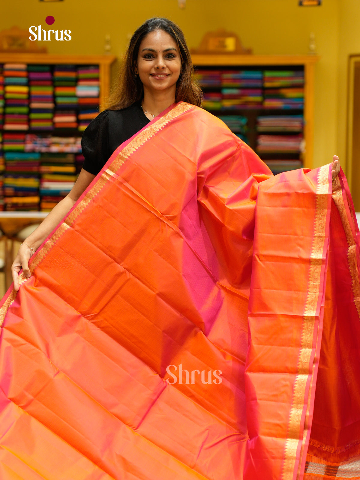 Kanchipuram silk Saree - EFS12341 - Shop on Shrus.com