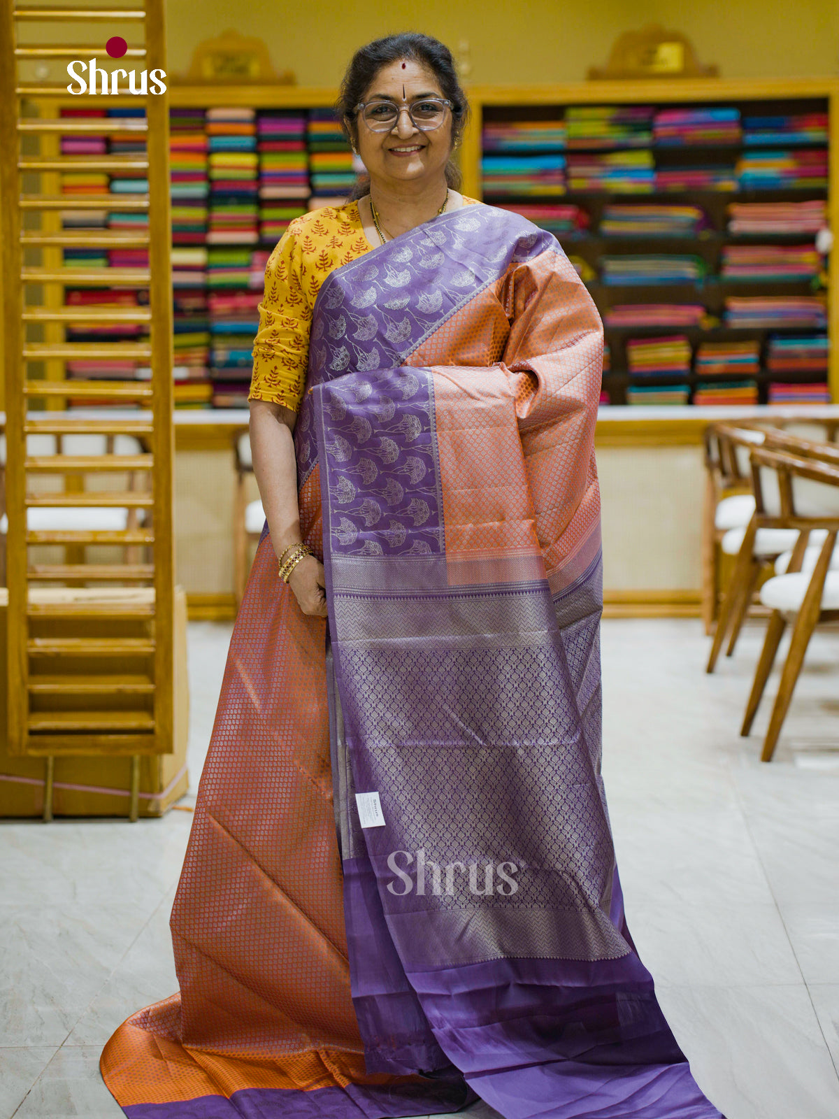 Kanchipuram silk Saree - EFS12361 - Shop on Shrus.com
