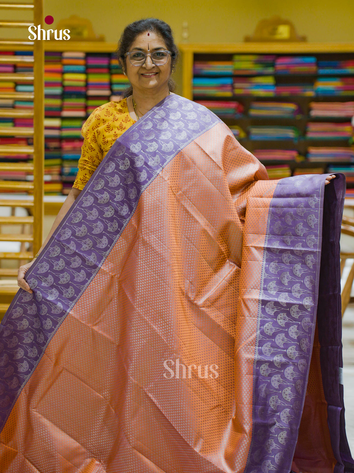 Kanchipuram silk Saree - EFS12361 - Shop on Shrus.com