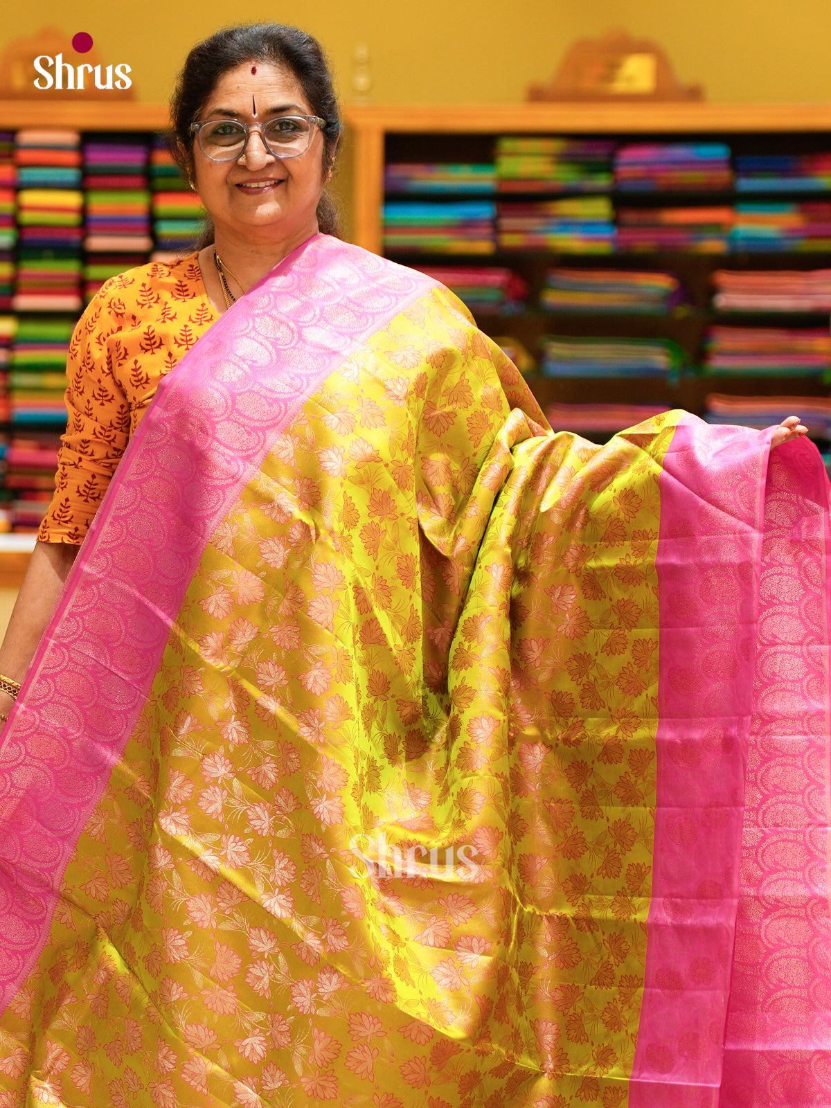 Kanchipuram silk Saree - EFS12368 - Shop on Shrus.com