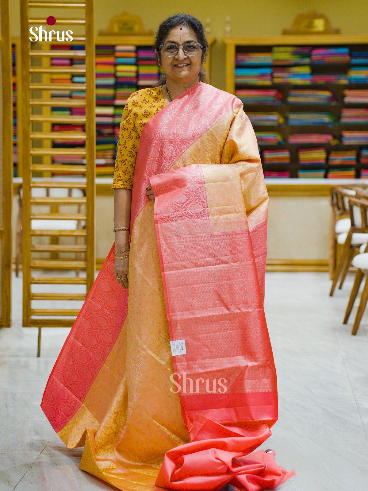 Kanchipuram silk Saree - EFS12372 - Shop on Shrus.com