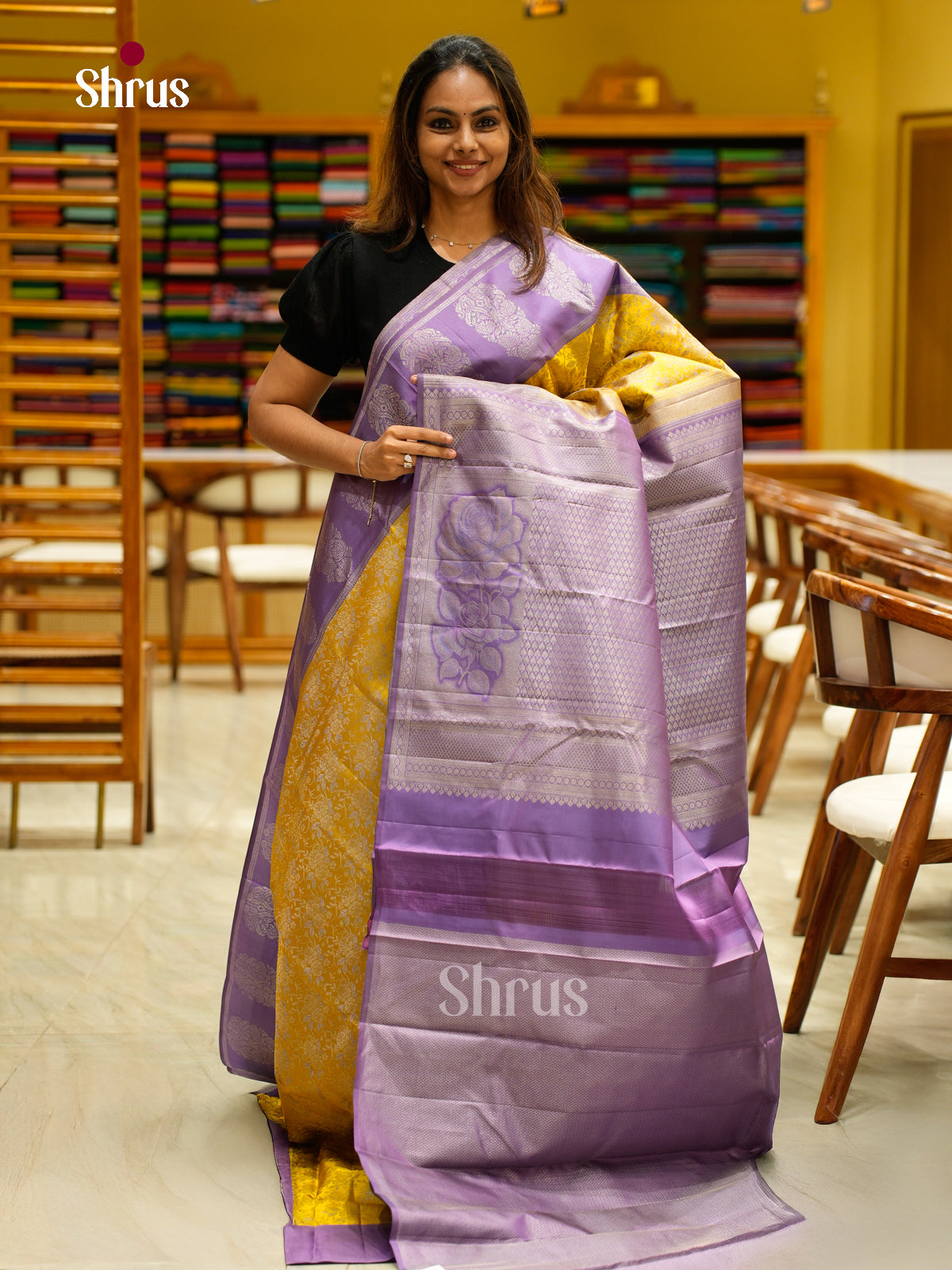 Kanchipuram silk Saree - EFS12373 - Shop on Shrus.com