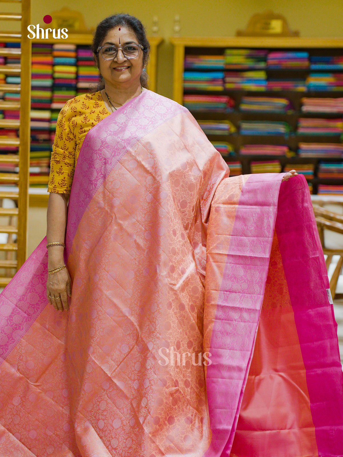 Kanchipuram silk Saree - EFS12374 - Shop on Shrus.com