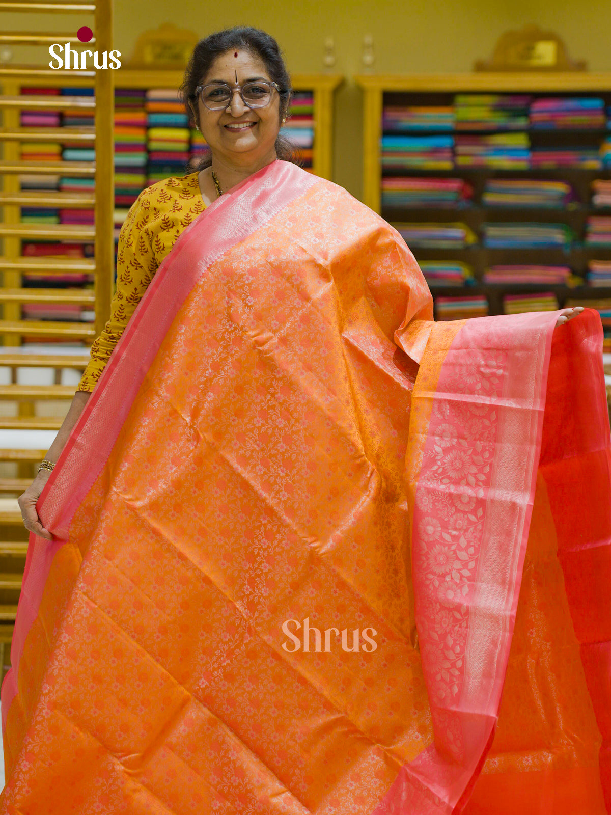 Kanchipuram silk Saree - EFS12377 - Shop on Shrus.com
