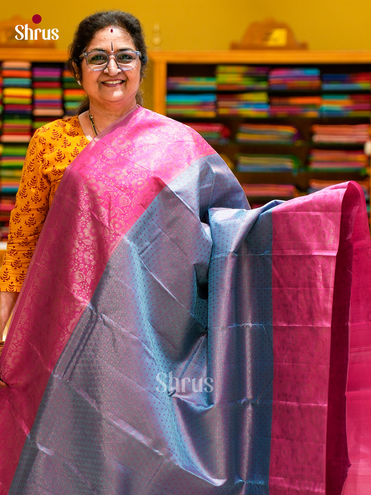 Kanchipuram silk Saree - EFS12378 - Shop on Shrus.com