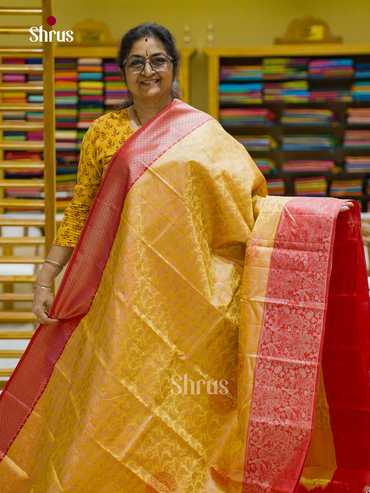 Kanchipuram silk Saree - EFS12379 - Shop on Shrus.com