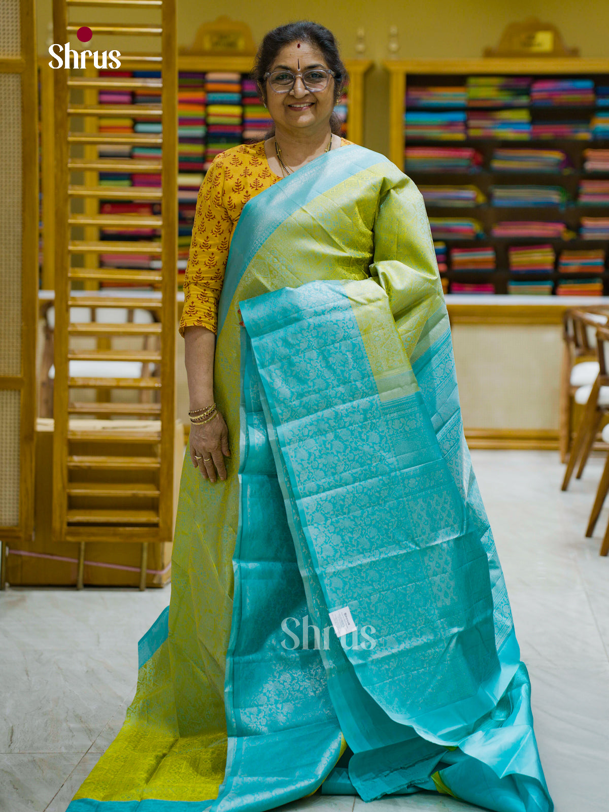 Kanchipuram silk Saree - EFS12383 - Shop on Shrus.com
