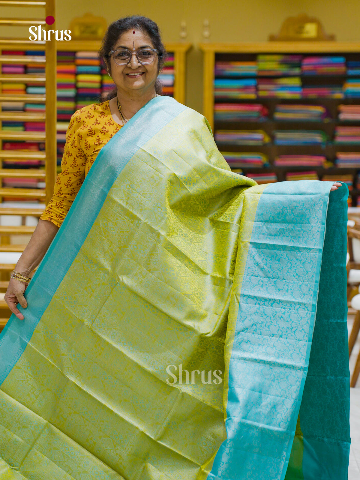 Kanchipuram silk Saree - EFS12383 - Shop on Shrus.com