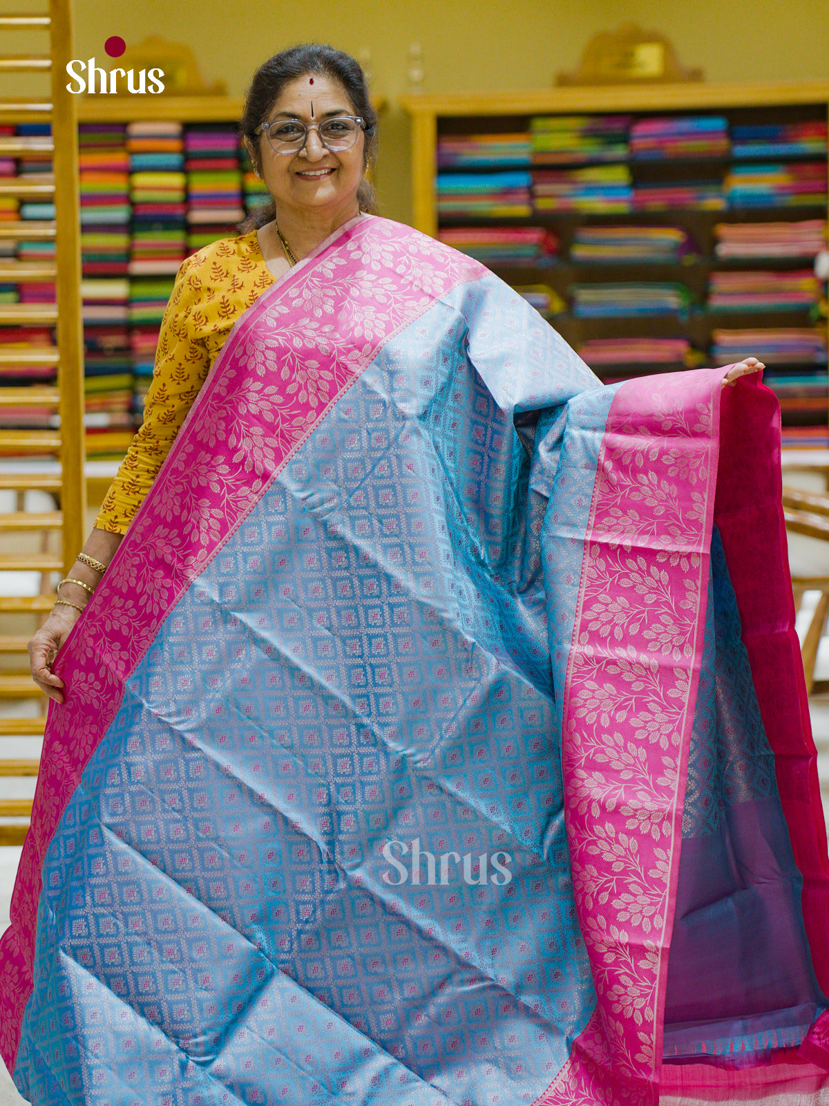 Kanchipuram silk Saree - EFS12384 - Shop on Shrus.com