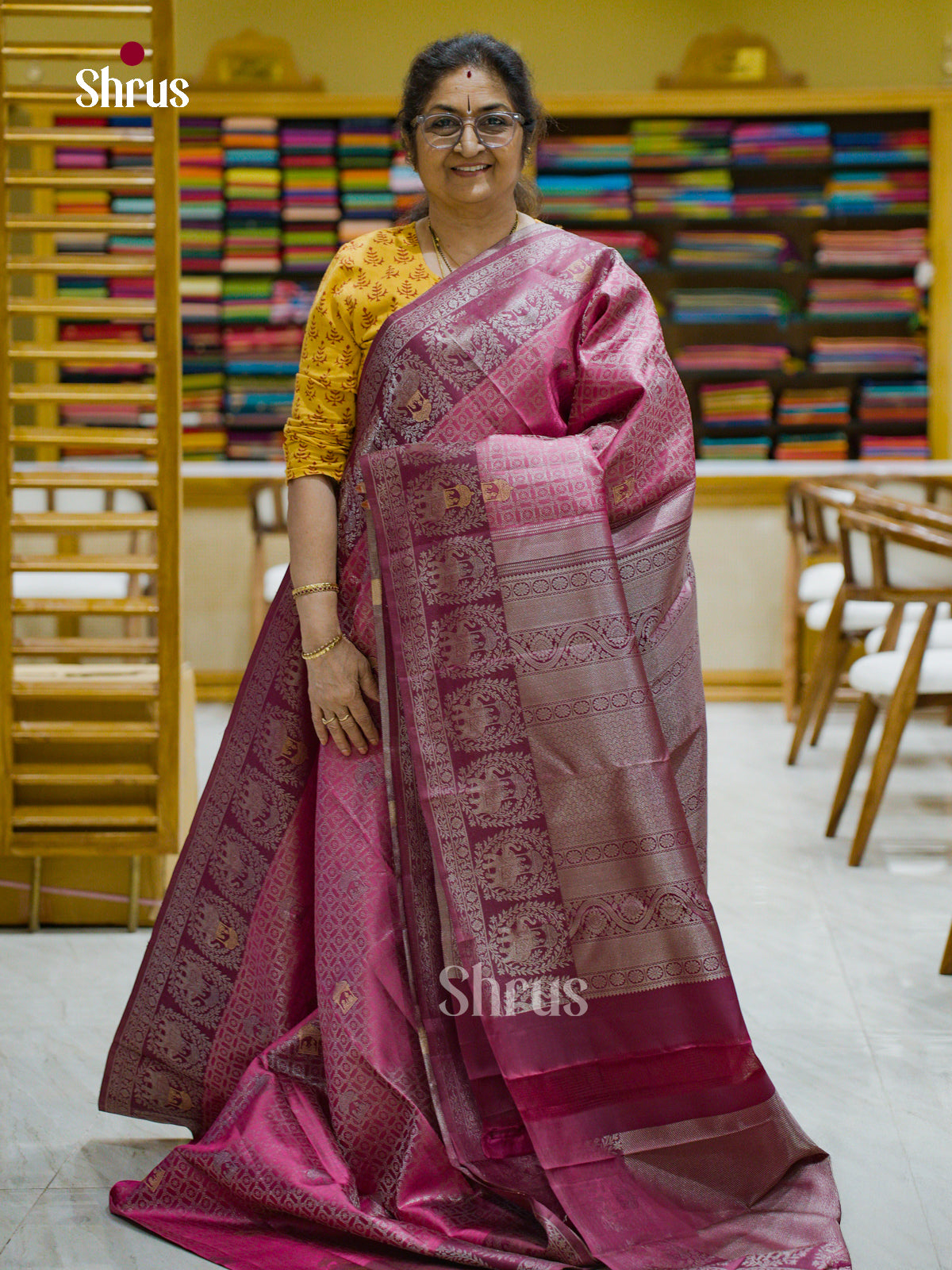 Kanchipuram silk Saree - EFS12391 - Shop on Shrus.com