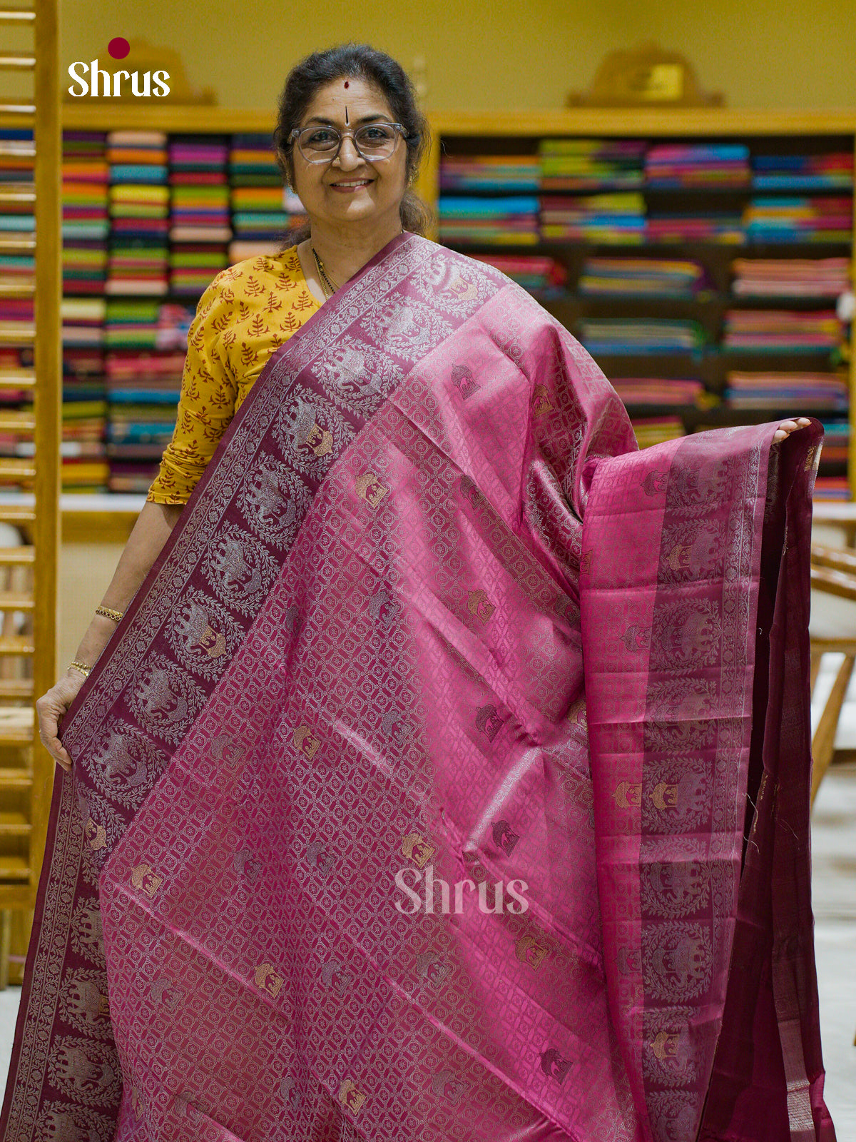 Kanchipuram silk Saree - EFS12391 - Shop on Shrus.com