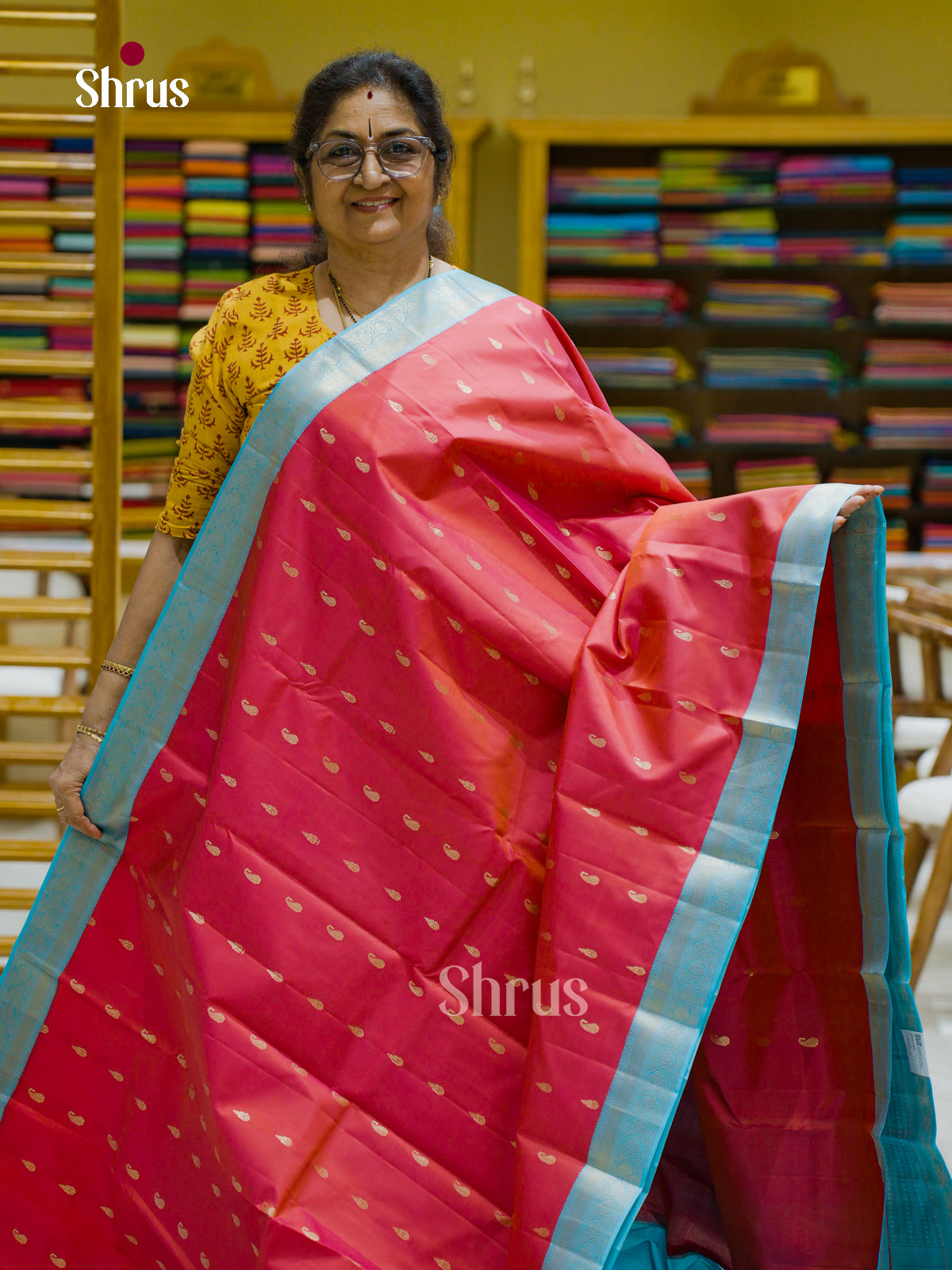 Kanchipuram silk Saree - EFS12401 - Shop on Shrus.com