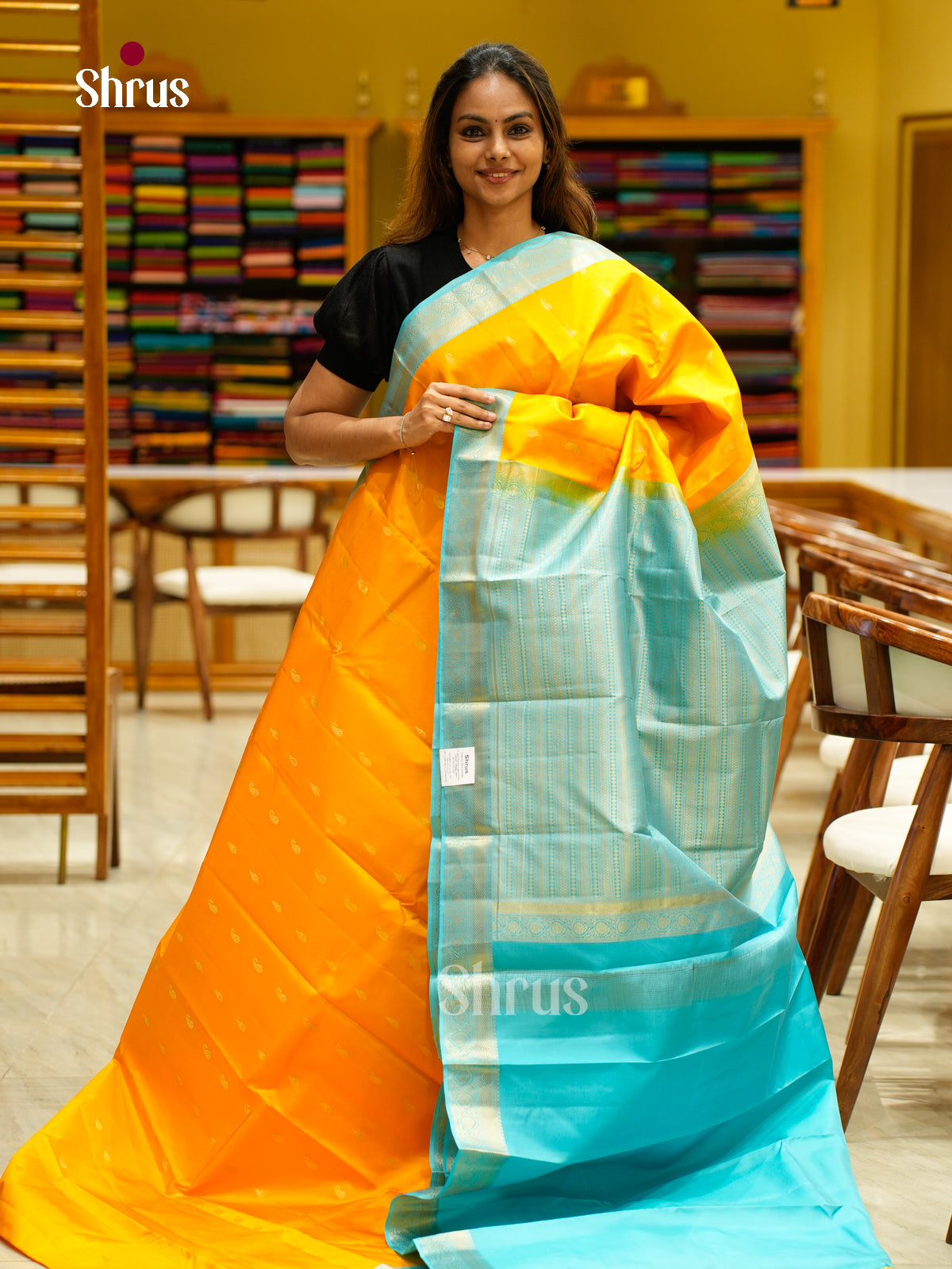 Kanchipuram silk Saree - EFS12402 - Shop on Shrus.com