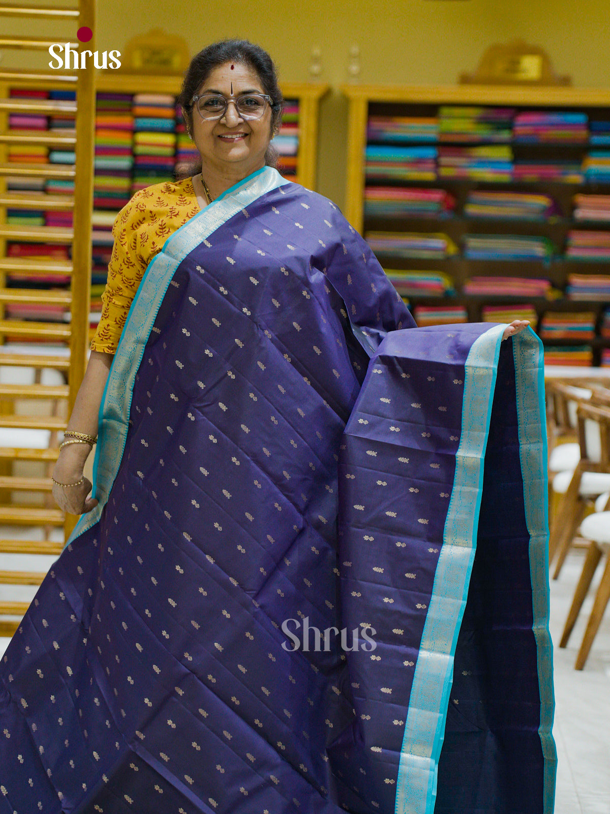 Kanchipuram silk Saree - EFS12404 - Shop on Shrus.com