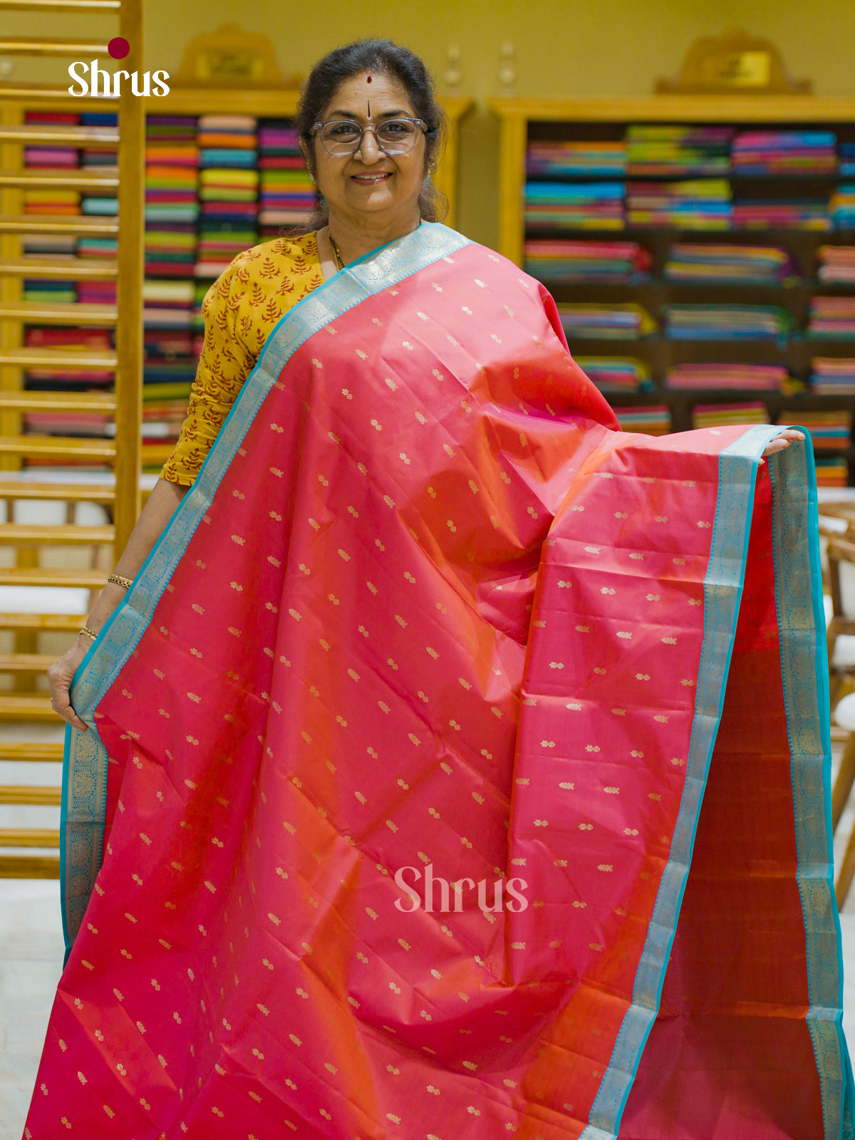 Kanchipuram silk Saree - EFS12405 - Shop on Shrus.com