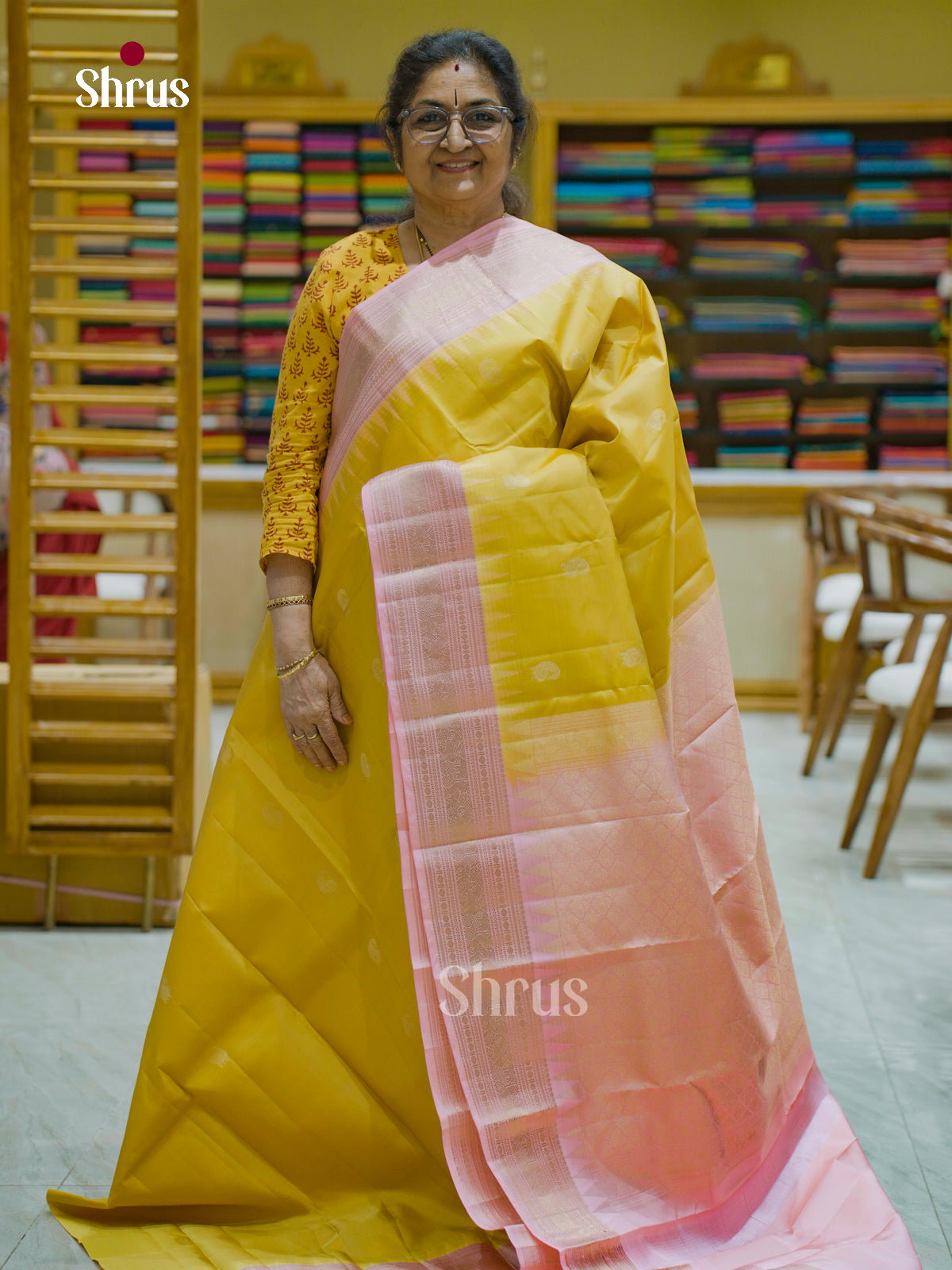 Kanchipuram silk Saree - EFS12420 - Shop on Shrus.com