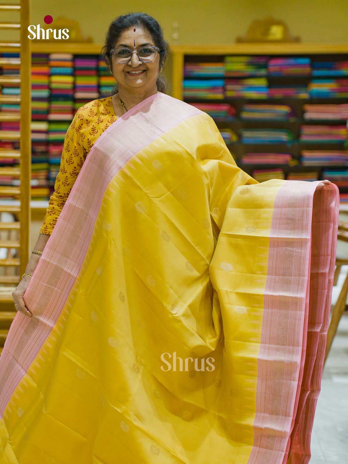 Kanchipuram silk Saree - EFS12420 - Shop on Shrus.com