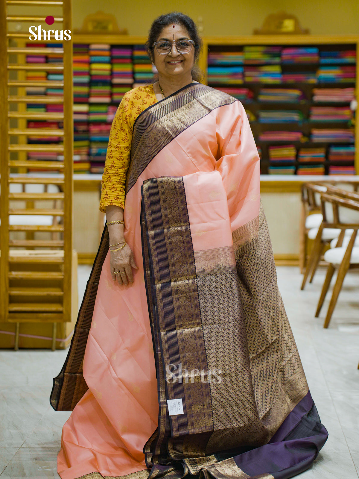 Kanchipuram silk Saree - EFS12422 - Shop on Shrus.com