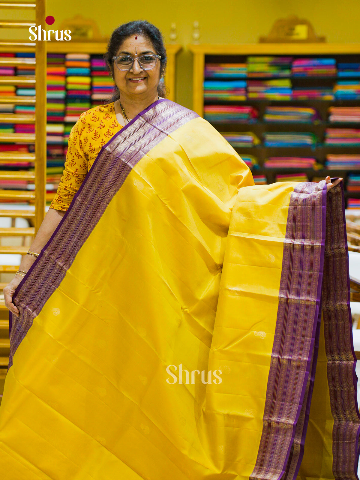Kanchipuram silk Saree - EFS12427 - Shop on Shrus.com